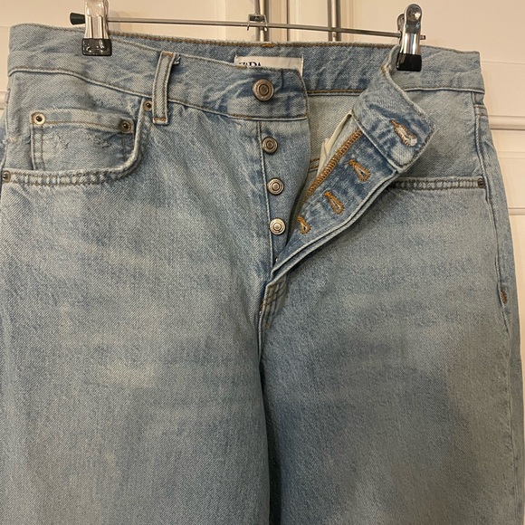 Zara wide leg jeans full length size 6 - Picture 5 of 10